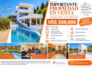 Casa en Venta de 3 ambientes Villa del Lago · Vendo Importante Propiedad con Bajada de Lanchas Villa del Lago