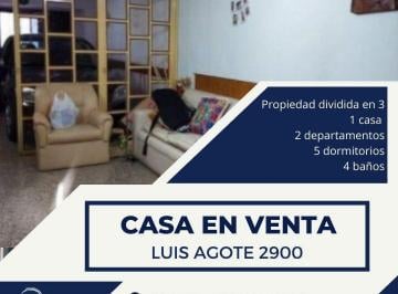 Casa · 300m² · 5 Dormitorios · 2 Cocheras · Oportunidad de Inversion - 3 Propiedades
