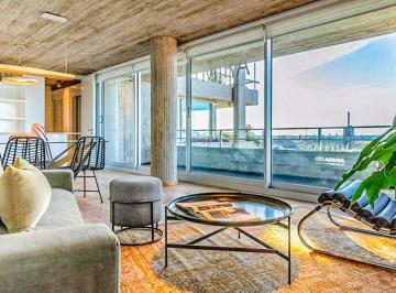 Imagen 1 - Amplio semipiso de 3 dormitorios con balcón y vista al río, amenities de primera en Olive y Drago. C - · Amplio Semipiso de 3 Dorm. con Balcón y Vista Al Río, Amenities de Primera en Olive y Drago. C