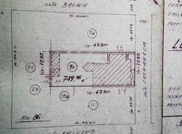 Terreno · 749m² · Terreno en Catamarca E/ Falucho y Brown