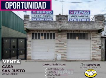 RUS-RUS-9112_2 · Venta 2 Locales y Casa 3 Ambientes San Justo