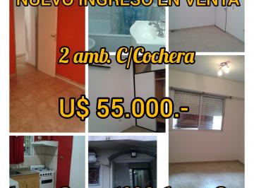 Departamento de 2 ambientes, Lanús · 2 Amb. C/ Cochera. Venta. Apto Crédito. P. B. Al Frente. Lanús O. Lanusita.