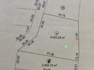 Terreno · 4000m² · Venta Importante Lote Tanti |pc