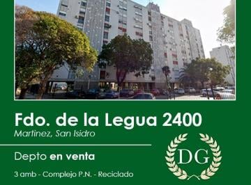 Departamento · 61m² · 3 Ambientes · 1 Cochera · Depto 3 Amb C/coh - Martinez - Complejo Parque Norte