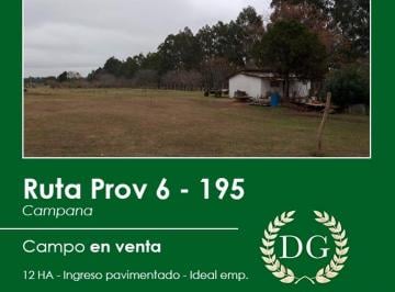 Campo · 80m² · 1 Ambiente · Excelente Campo /chacra de 12ha