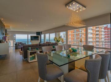 Departamento · 220m² · 4 Ambientes · 4 Cocheras · Moderno Piso en Playa Grande, con Vista Al Mar y Al Parque San Martín. Tour Virtual