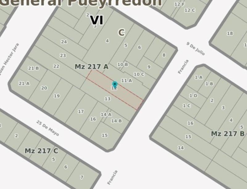 Lote en venta!! Francia al 1400, barrio Don Bosco. Lote con planos aprobados para 7 unidades y construcción avanzada.