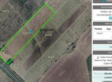 Terreno de 3 ambientes, General Las Heras · 15 Ha en Pomer. Gral. Las Heras