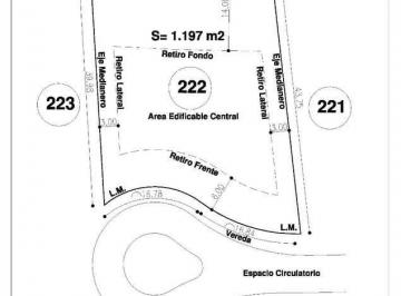 Terreno · 1197m² · Lote en El Yacht, Nordelta