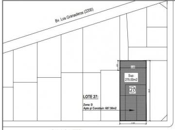 Terreno · 275m² · 3 Dormitorios · Venta Terreno B° San Martín