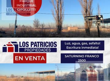 Terreno · 9060m² · Terreno en Parque Industrial de Cipolletti