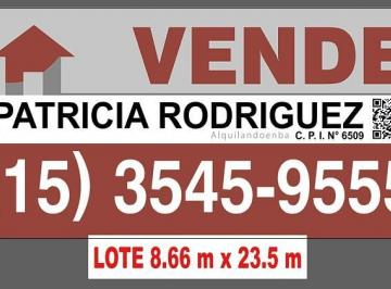 Terreno de 5 ambientes, Almagro · Venta de Lote