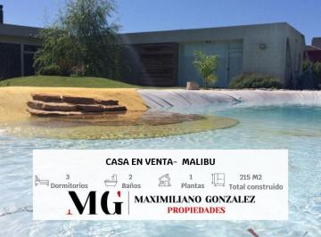 Casa · 155m² · 4 Ambientes · 1 Cochera · Casa en Venta - Barrio Malibu Barrio Privado San Vicente