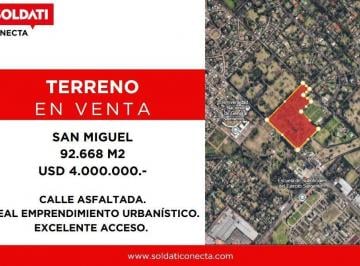 Terreno · 92668m² · Terreno en Venta - San Miguel