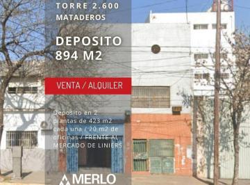 Casa · 894m² · Deposito 894 m² / Frente Al Mercado de Liniers