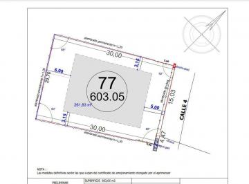 Terreno · 603m² · Terreno en Barrio Arenas del Sur Chico