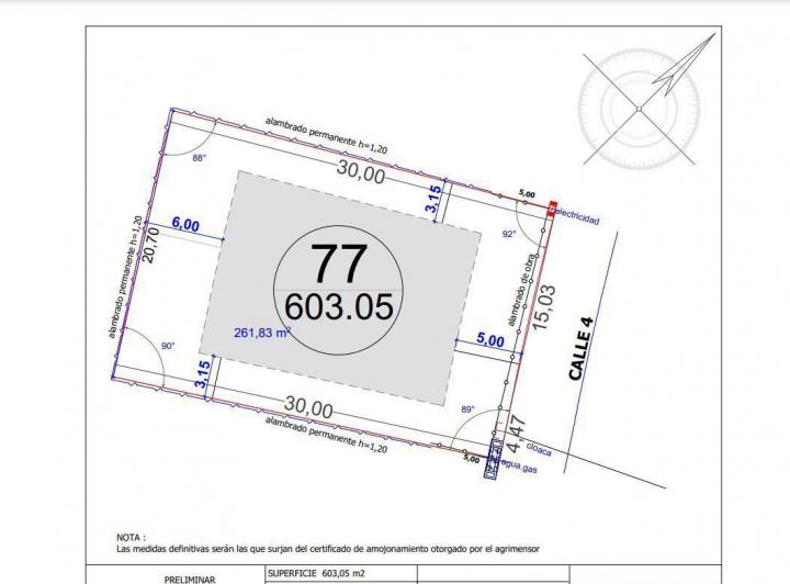 Terreno · 603m²