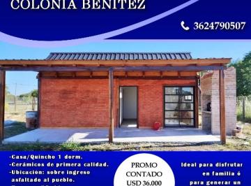 Quinta vacacional de 4 ambientes, Colonia Benítez · Quincho en Venta en Colonia Benitez