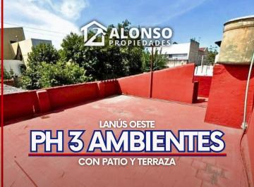 PH · 40m² · 3 Ambientes · PH de 3 Ambientes C/ Patio y Terraza - Acepta Permuta