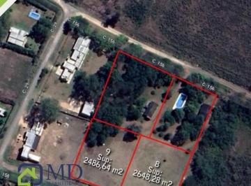 Terreno · 2624m² · 2 Lotes de 2.500 m² en Acceso Sur