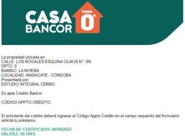 Casa de 5 ambientes, Anisacate · Propiedad en Venta con Escritura - Certificado Apta Credito Bancor