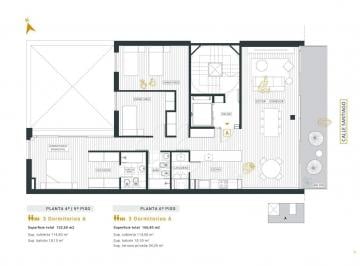 Departamento · 114m² · 5 Ambientes · 1 Cochera · Departamento en Pichincha - Balcon - Cochera - Parrillero
