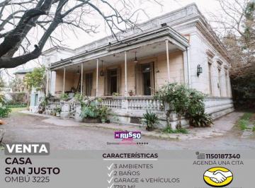 RUS-RUS-9253_2 · Venta Casa 3 Ambientes San Justo