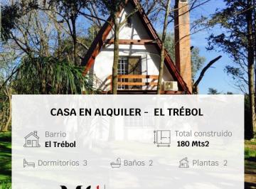 Quinta vacacional · 180m² · 5 Ambientes · 3 Cocheras · Casa Quinta en Alquiler Temporal - El Trébol, Ezeiza