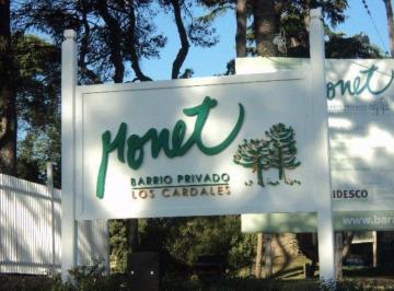 Terreno · 1000m² · Rbs. Unico Lote Interno en Barrio Monet, Los Cardales