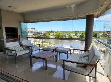 Departamento · 100ha · 3 Ambientes · 1 Cochera · Departamento de 3 Ambientes con Vista Al Rio en Venta en Marinas del Canal, Nordelta, Tigre