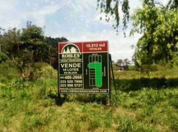 Terreno · 10212m² · Fracción de 10 Lotes en Block, Zona La Peregrina, Ruta 226.