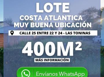 Terreno , Las Toninas · Terreno Venta Las Toninas - Costa Atlantica