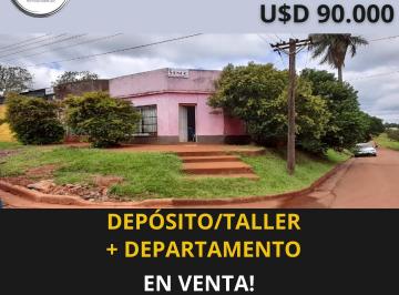 Local comercial de 3 ambientes, Aristóbulo del Valle · Depósito/taller y Departamento en Venta en Esquina