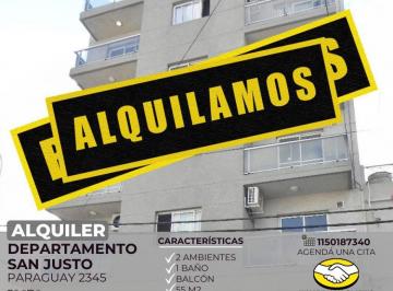 RUS-RUS-9282_2 · Alquiler Departamento 2 Ambientes San Justo