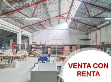 Bodega-Galpón · 1200m² · Venta con Renta Nave Industrial 1200 m² con Gas Industrial - Florida Oeste