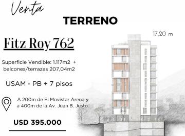 Terreno · 268m² · Terreno en Venta con 2800 m² Construibles - Villa Crespo