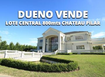 Terreno , Pilar · Dueno Vende Lote Central Chateau Pilar