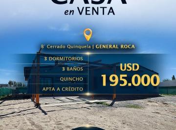 YPR-YPR-10_2 · Casa en Venta, 3 Dorm. a Estrenar, General Roca