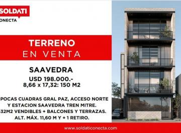 Terreno · 150m² · Terreno en Venta en Saavedra, Atrás del Dot, Coca - Cola y Mercado Libre