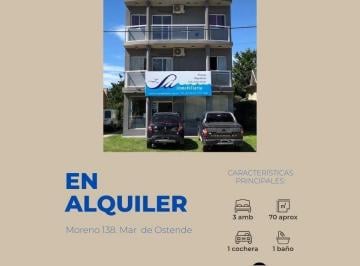 Departamento · 68m² · 3 Ambientes · 1 Cochera · Depto. 3 Amb. a Una Cuadra de La Playa