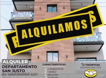 RUS-RUS-9361_2 · Alquiler Departamento 2 Ambientes San Justo