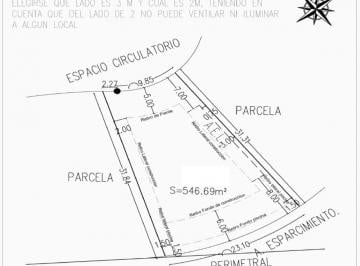 Terreno · 547m² · Terreno en Carpinchos