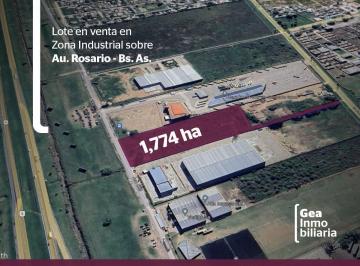 Terreno · 17740m² · Lote en Venta Sobre Au Rosario - Bs As Zona Industrial
