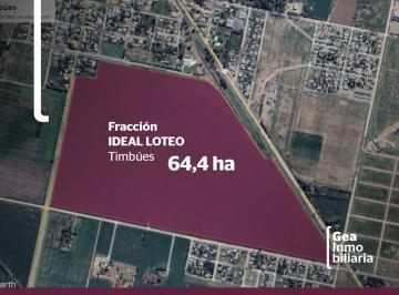 Terreno · 644000m² · Lote en Venta 64,4 Ha Timbúes
