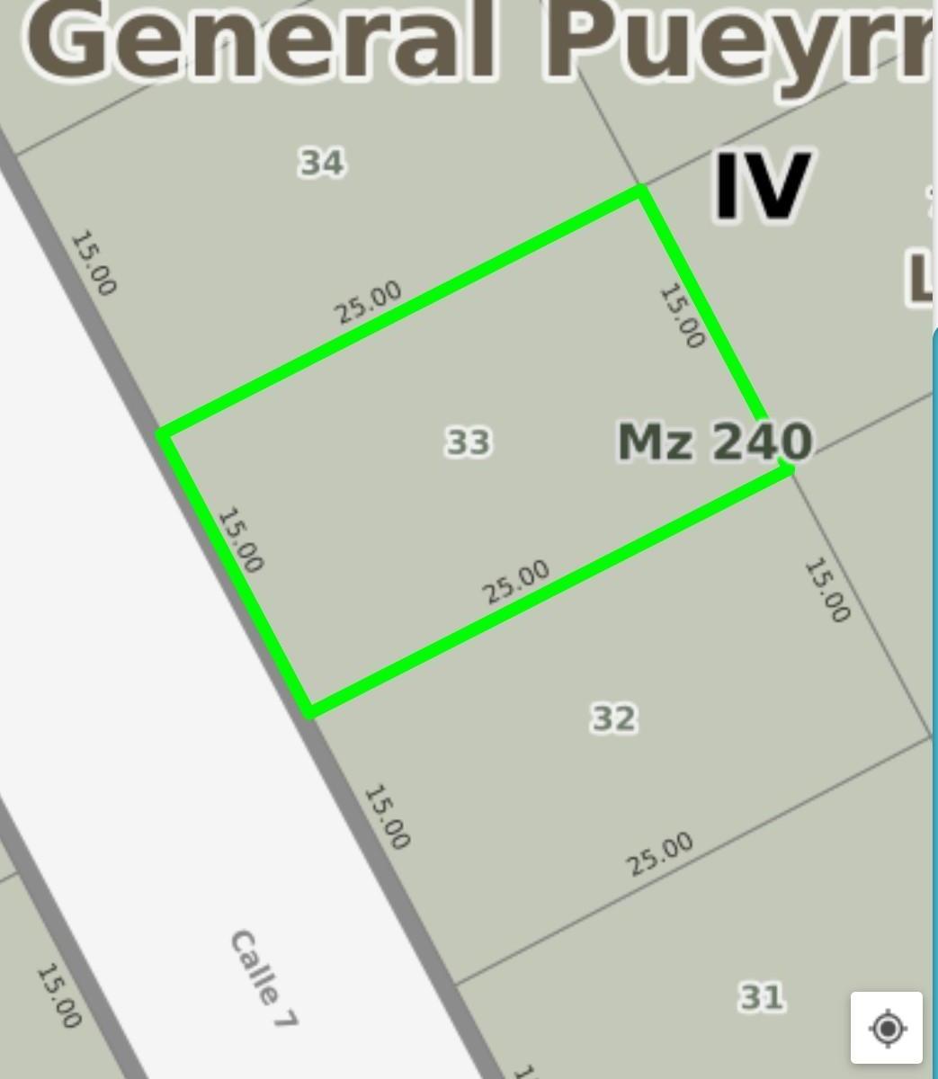 Lote 15 x 25m. Asfalto - Escritura. El Marquesado.