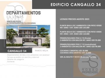 Departamento · 56m² · 3 Ambientes · Departamento 3 Ambientes en Construcción - Ramos Mejía