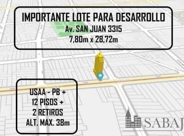 SBJ-SBJ-58_2 · Importante Lote Sobre Av San Juan 7,80 m X 28,72 m