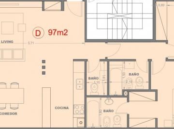 Departamento · 87m² · 3 Ambientes · Depto 3 Ambientes Suite Balcon Terraza Ramos Mejia (1d)