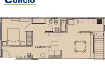 Departamento de 2 ambientes, Villa Lugano · Venta Departamento 2 Ambientes en Edificio en Construcción en Villa Lugano