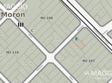 Terreno · 72m² · 3 Ambientes · 1 Cochera · Lote Venta Villa Sarmiento